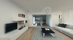 attico, zona giorno​